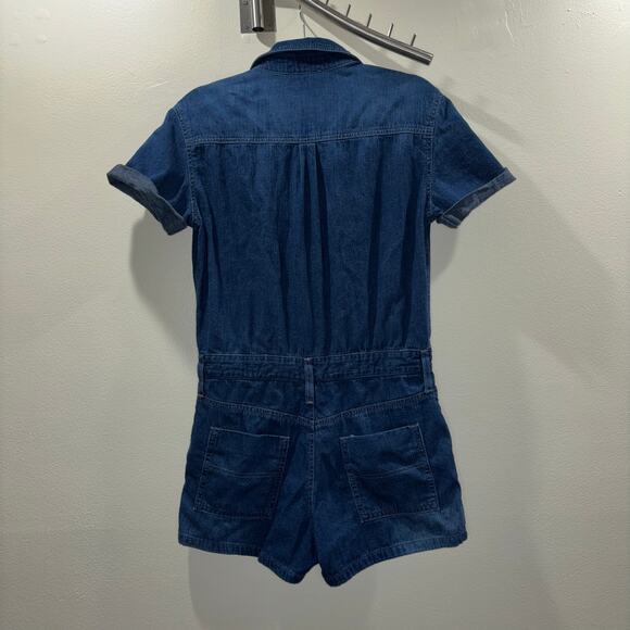 AG Adriano Goldschmied “Rhonda” Utility Denim Romper – Size Small - Picture 5 of 15